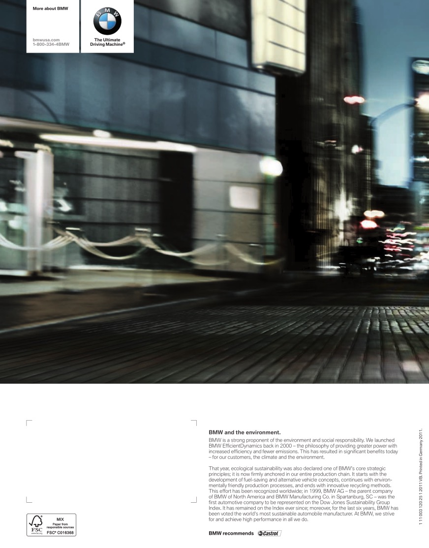 2011 BMW 3-Series Coupe Brochure Page 29